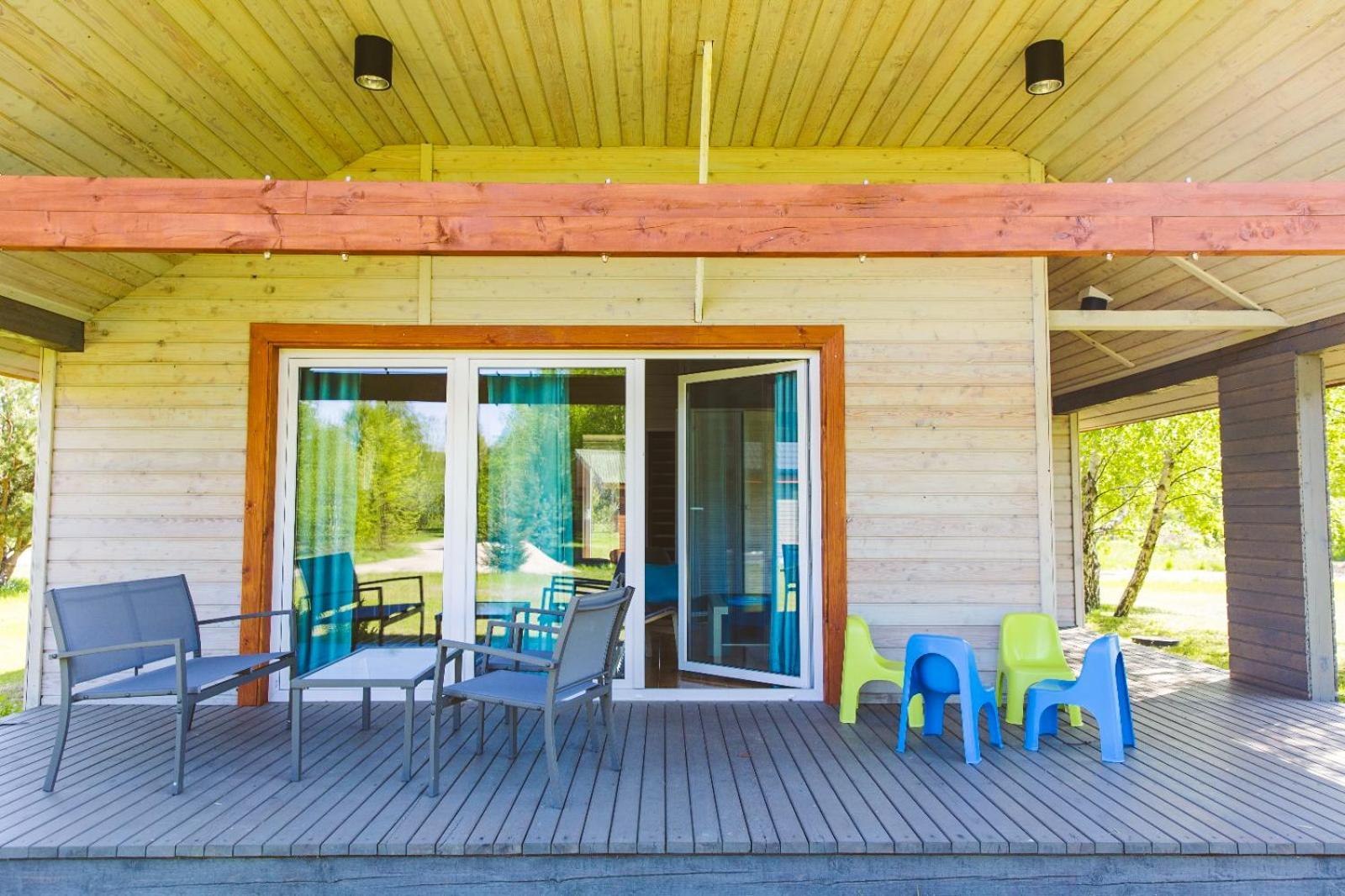 Surf Domki Habenda Z Sauna Ogrodowa Sarbsk Exterior foto