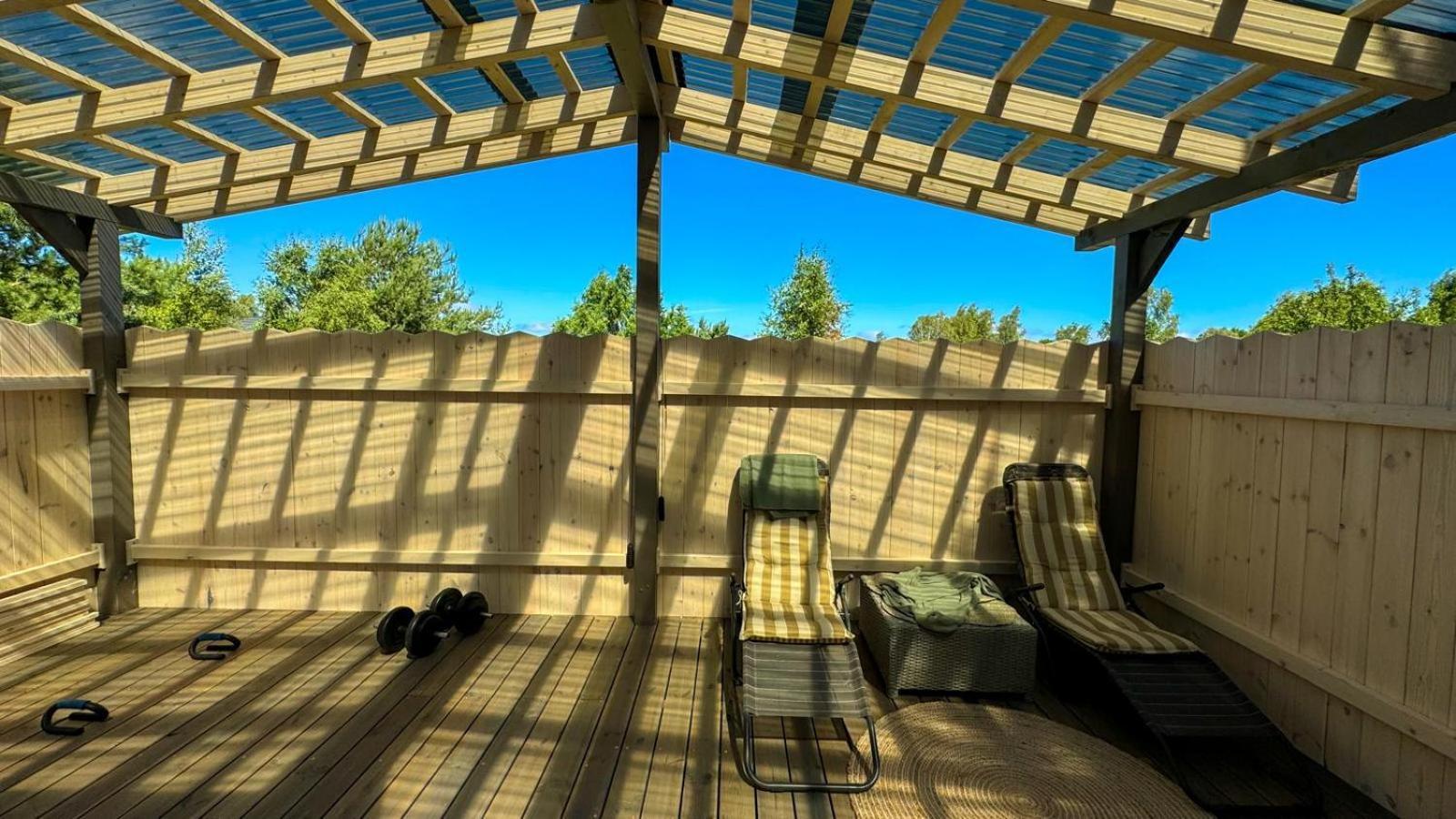 Surf Domki Habenda Z Sauna Ogrodowa Sarbsk Exterior foto