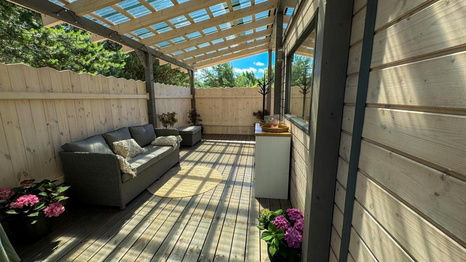 Surf Domki Habenda Z Sauna Ogrodowa Sarbsk Exterior foto